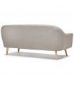 Canapé design gris clair en tissu Altum