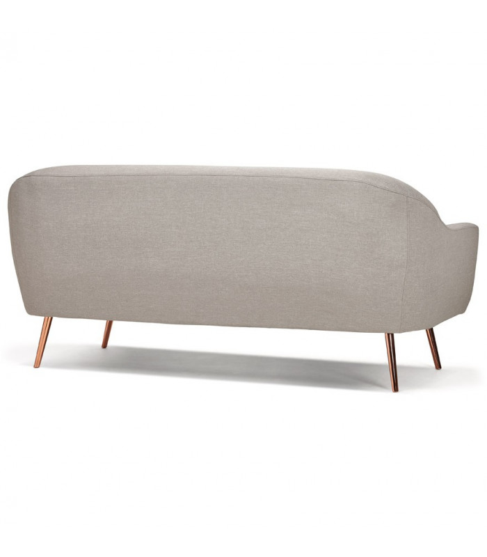 Canapé design gris clair en tissu Altum