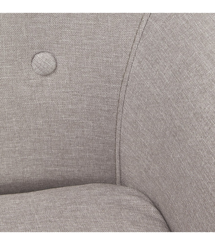 Canapé design gris clair en tissu Altum