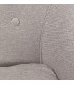 Canapé design gris clair en tissu Altum