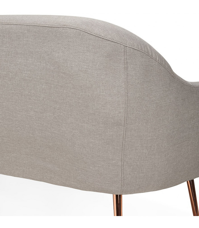 Canapé design gris clair en tissu Altum