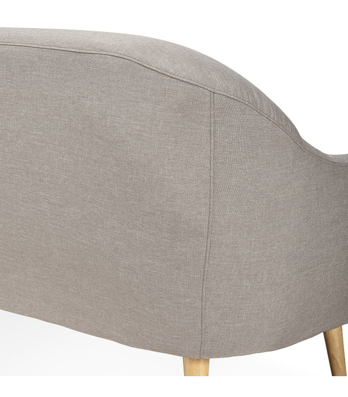 Canapé design gris clair en tissu Altum