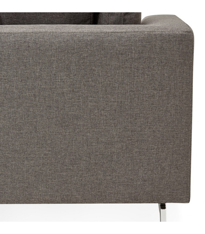Canapé design gris foncé en tissu Abbey