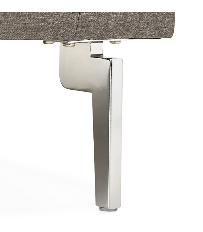 Canapé design gris foncé en tissu Abbey