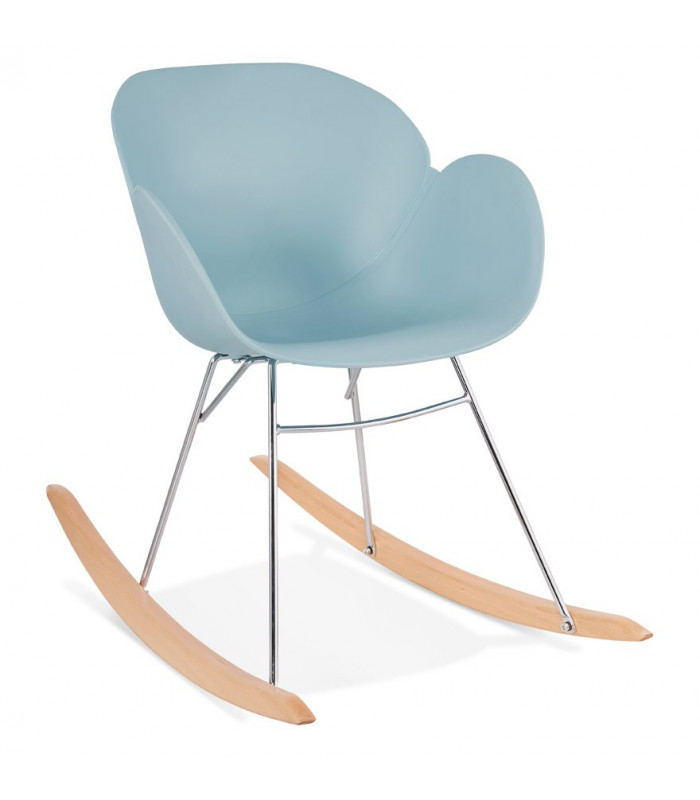 Fauteuil design bleu en plastique Firenz