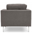 Canapé design gris foncé en tissu Abbey Mini