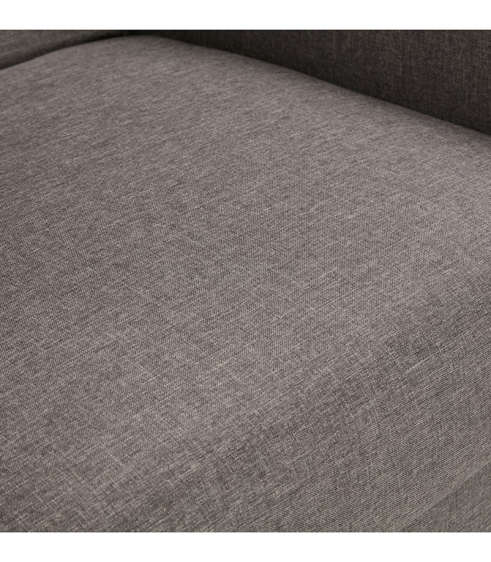 Canapé design gris foncé en tissu Abbey Mini