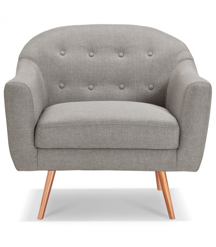 Canapé design gris clair en tissu Altum Mini