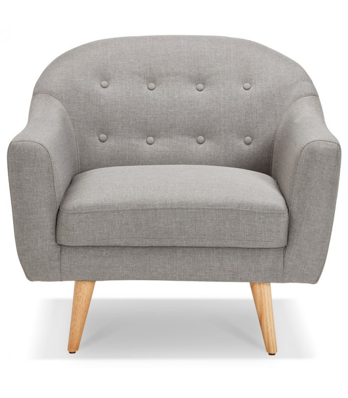 Canapé design gris clair en tissu Altum Mini