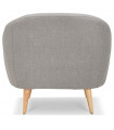 Canapé design gris clair en tissu Altum Mini