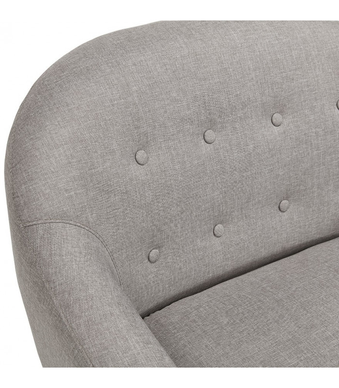 Canapé design gris clair en tissu Altum Mini