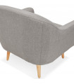 Canapé design gris clair en tissu Altum Mini