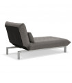 Canapé design gris foncé en tissu Elms