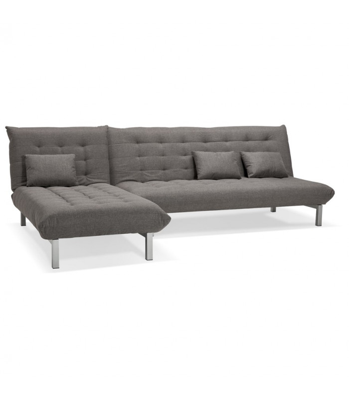 Canapé design gris foncé en tissu Elms
