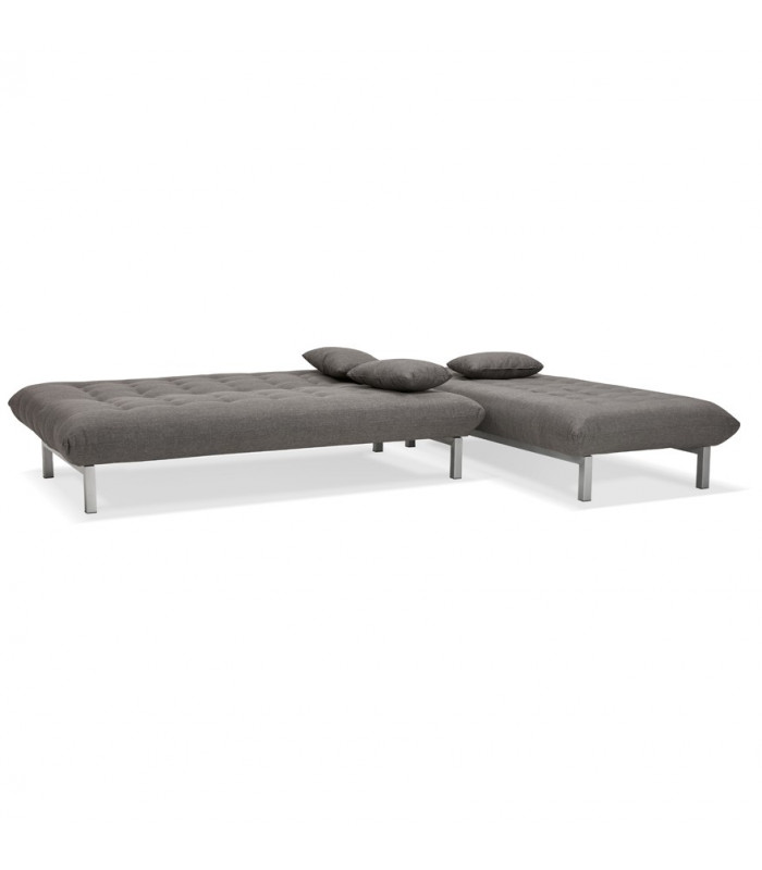 Canapé design gris foncé en tissu Elms