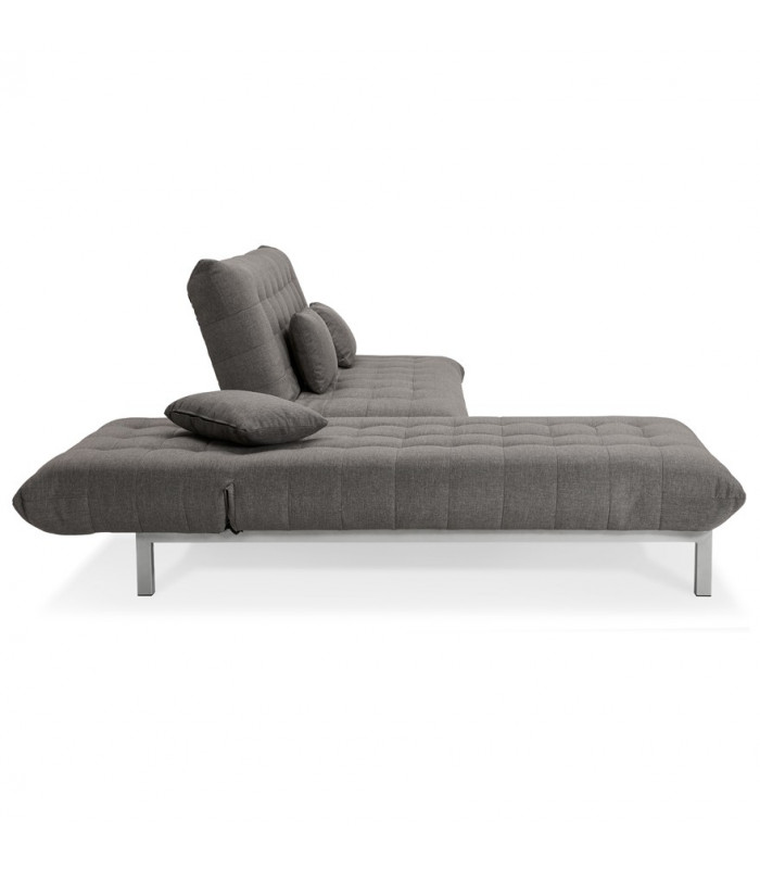 Canapé design gris foncé en tissu Elms
