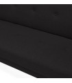 Canapé design noir en tissu Haughton