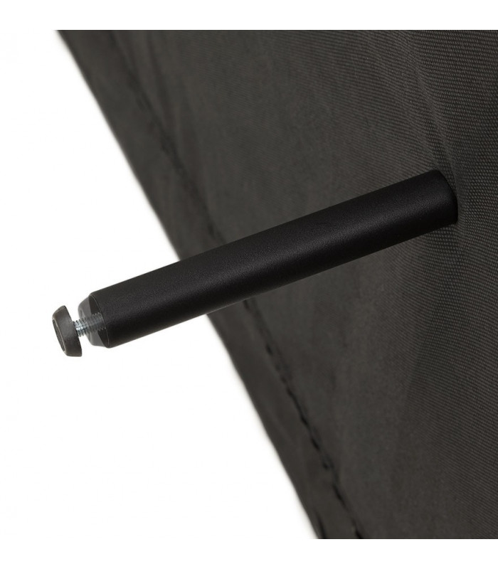 Canapé design noir en tissu Haughton