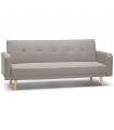 Canapé design gris clair en tissu Haughton