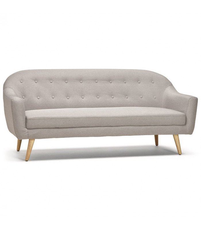 Canapé design gris clair en tissu Altum