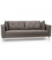 Canapé design gris foncé en tissu Abbey