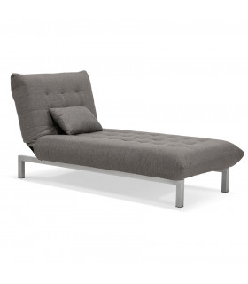 Canapé design gris foncé en tissu Elms