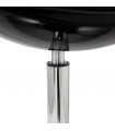 Fauteuil design noir en plastique et similicuir Fiennes