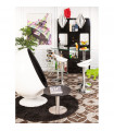 Fauteuil Design blanc en plastique et tissu Piccadilly