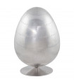 Fauteuil design alu en aluminium et similicuir Piccadilly Alu