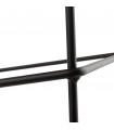 Tabouret de bar design noir en plastique et métal Reman Mini